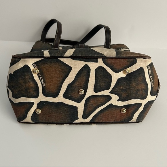 Dooney & Bourke Giraffe Print Canvas Bag - Picture 4 of 7